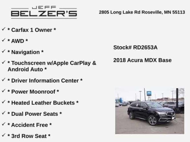 2018 acura mdx in saint paul, minnesota
