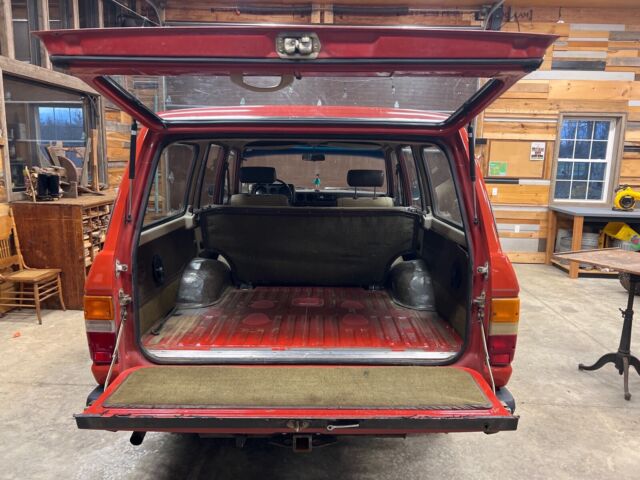 1984 toyota land cruiser suv red 4wd manual fj60