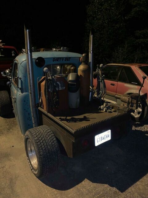 custom 1950 ford f-1 rat rod diesel