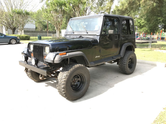 1993 jeep wrangler yj hardtop 4.0 h.o. 5 speed lifted