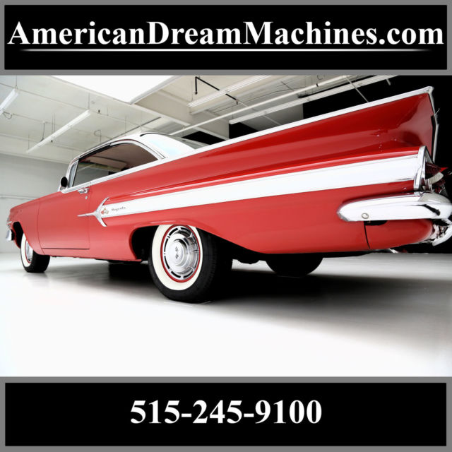 1960 chevrolet impala red 348 tri-power 4 speed rolling on wide whites