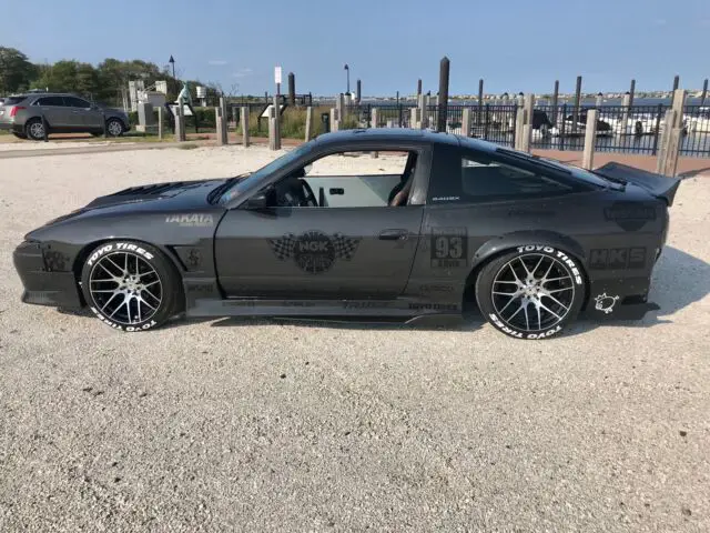 1993 nissan 240sx hatchback black rwd manual base
