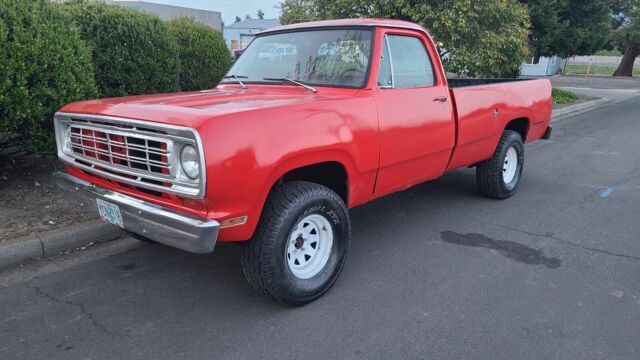 1975 dodge power wagon pickup red 4wd automatic