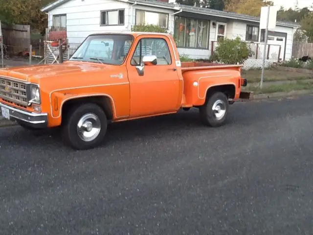 77 chevy factory 454 short step side a/c, cc, c10, big block square body 73-80