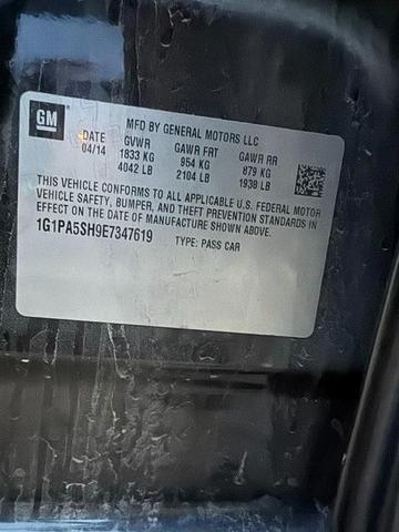 2014 chevrolet cruze ls