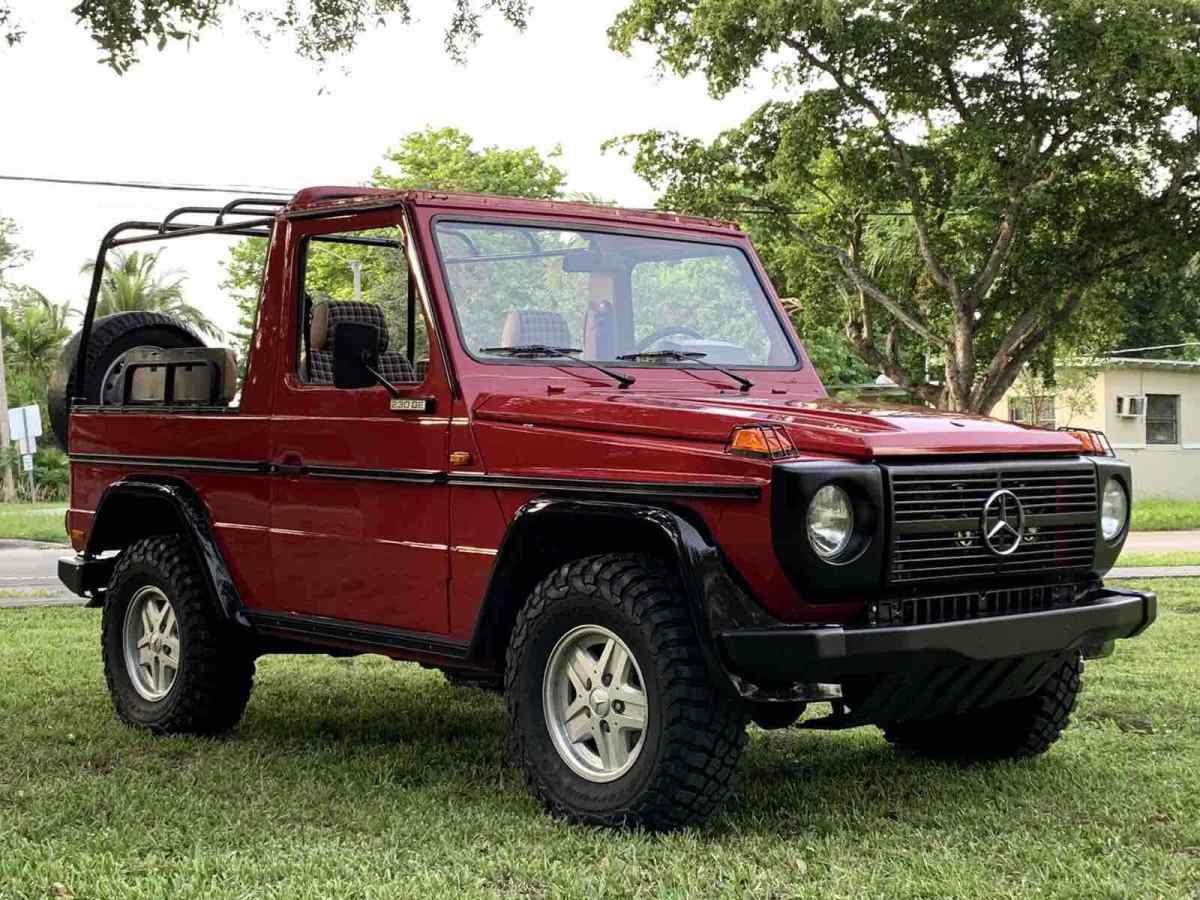 1979 mercedes-benz g-class 230ge convertible