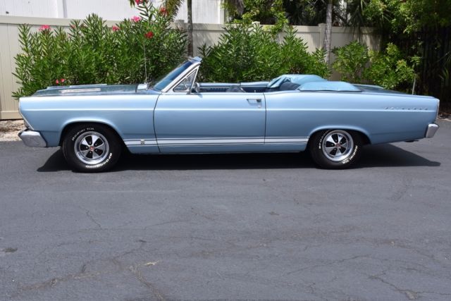 1966 ford fairlane gta tribute convertible 390ci v8 auto 0 blue convertible 390