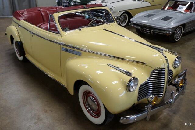 1940 buick 51c super convertible phaeton, sequoia cream with 30674 miles availab