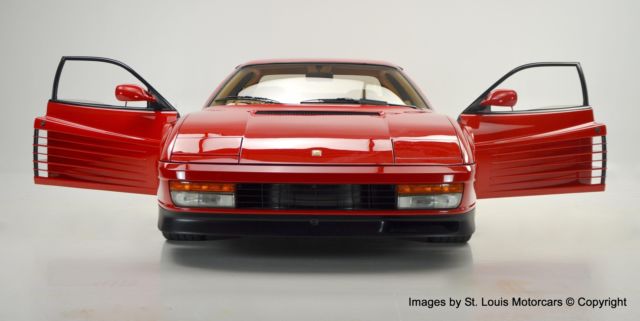 1989 ferrari testarossa rosso corsa tan original stock drives like new w/16.4k