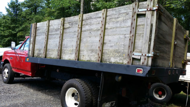 1991 ford f450 dump truck only 92,000 miles 7.3l diesel