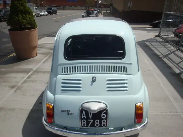 vintage 1970 fiat 500l complete rotisserie restoration to original condition