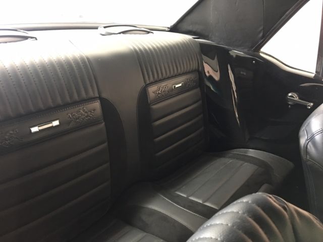 1966 ford mustang 289 v8 with full shelby gt 350 styling white with blue stripe