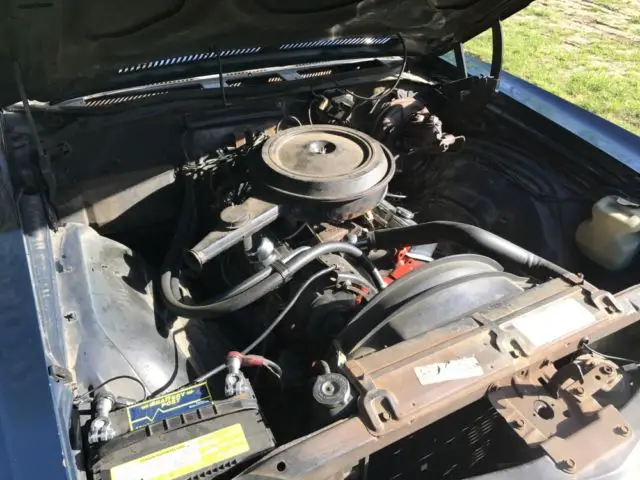 1971 chevrolet chevelle malibu driver 350 v8 blue/blue