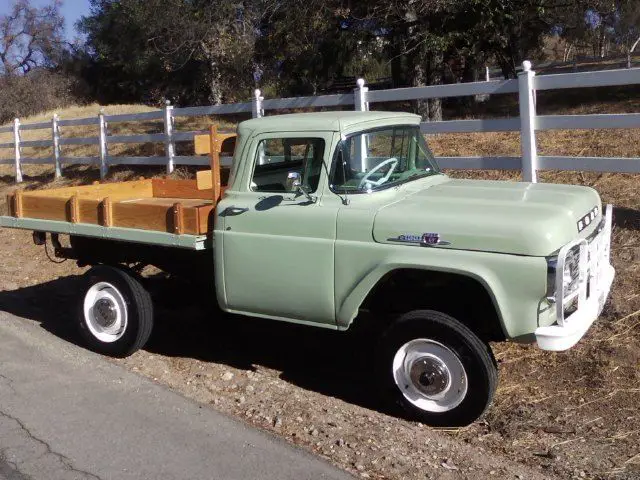 1959 ford f-250 factory flatbed 4x4 custom cab