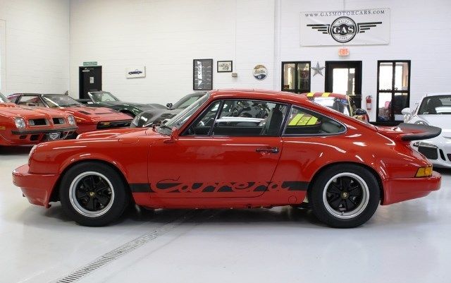1975 porsche 911 carrera 19505 miles red 2.7 manual