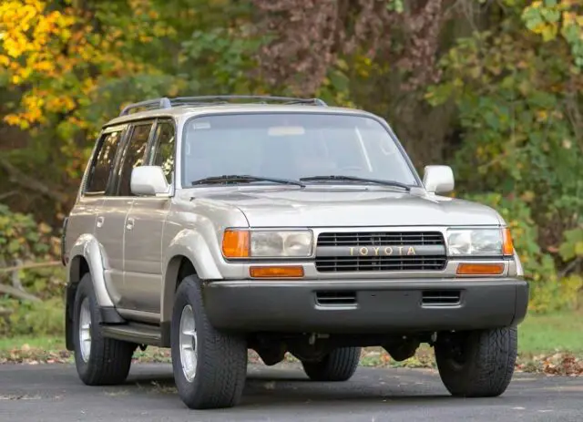 1994 toyota land cruiser 4wd 3rd row seat suv heated seats fj80 serviced carfax!