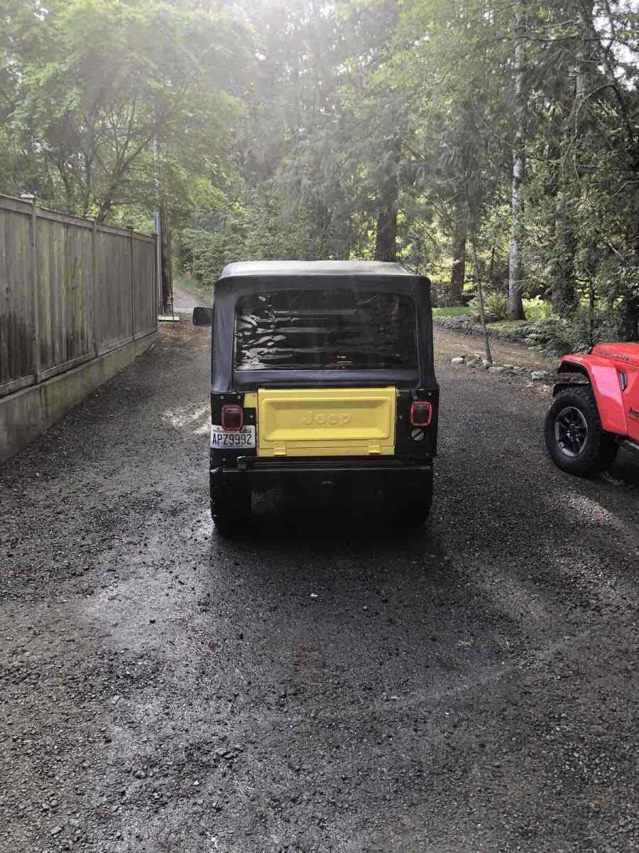 1976 jeep cj-7 yellow 4wd automatic