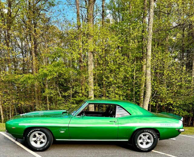 1969 chevrolet camaro coupe green rwd manual yenko