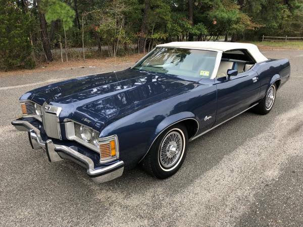 rare find beautiful cougar xr7 convertible with a/c 23k miles recent repaint !!