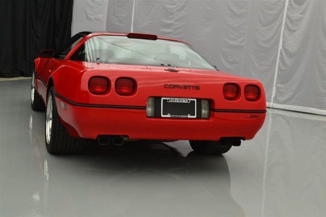 90 corvette zr1 6spd manual very low original 127miles red/black both tops