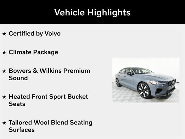 2024 volvo s60 recharge plug-in hybrid t8 ultimate dark theme