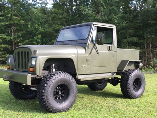 diesel jeep cj10a rare collector truck 4x4 all metal none like it military
