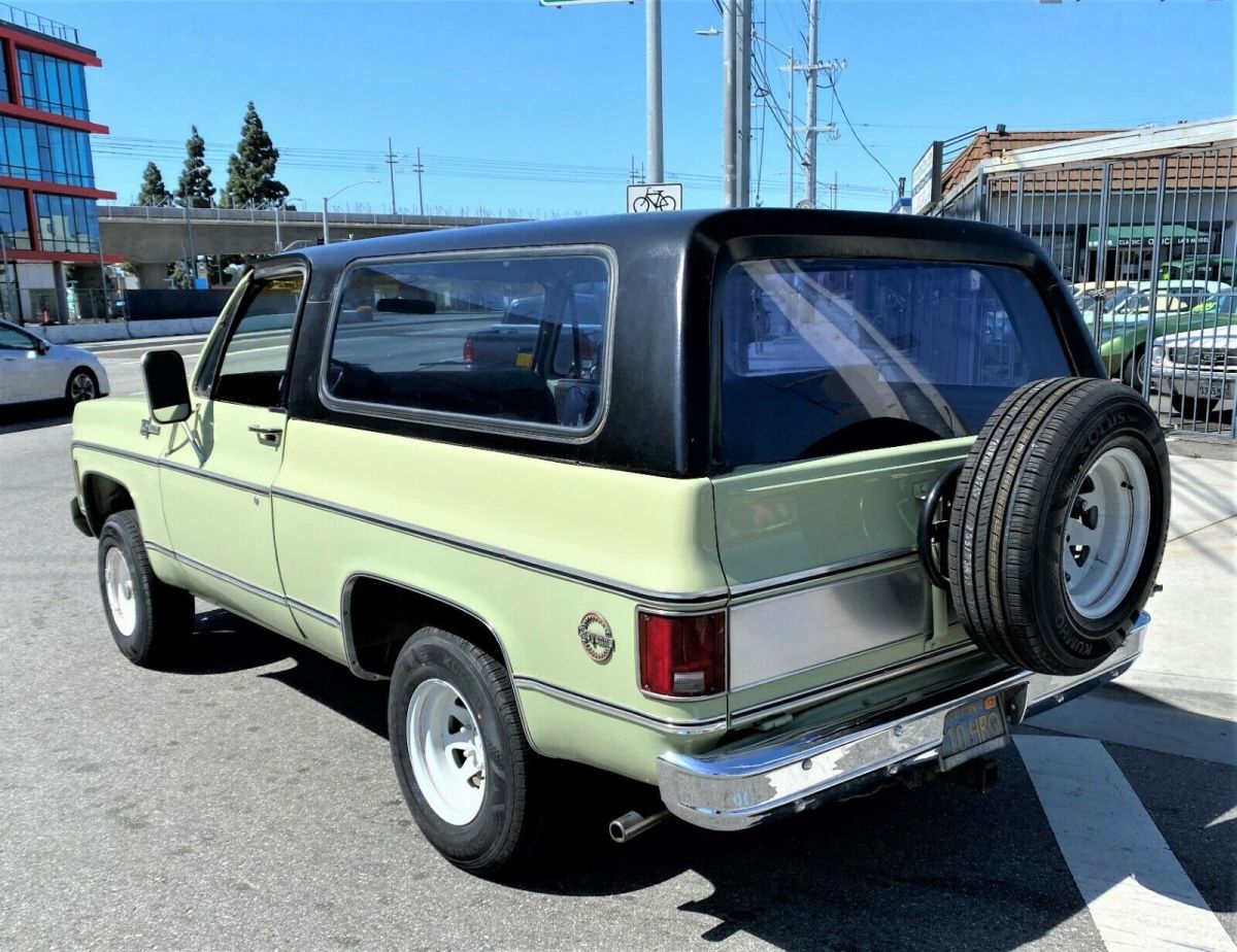 1973 chevy blazer k5 cheyenne ca blue plate one owner
