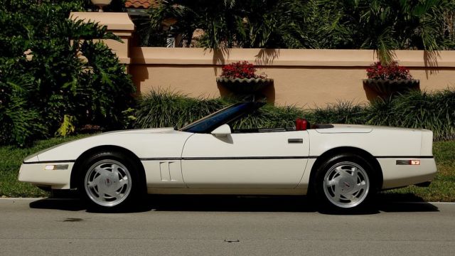 1988 chevrolet corvette convertible no reserve 34,000 miles 4/3 manual