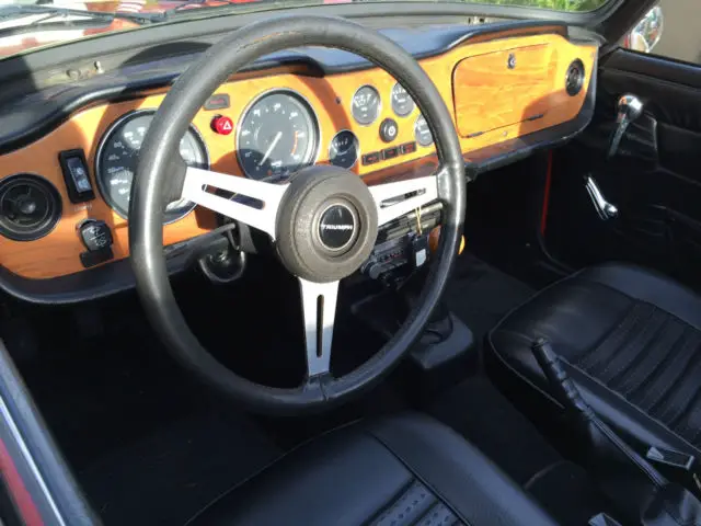 1976 triumph tr6. original owner, ca car, 86,000 original miles. rust free