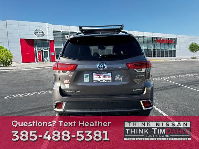 2019 toyota highlander hybrid platinum