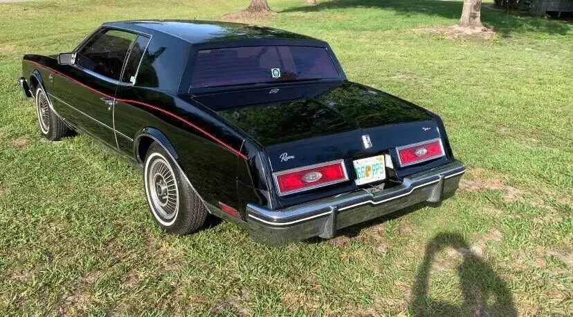 1983 buick riviera coupe black fwd automatic t-type
