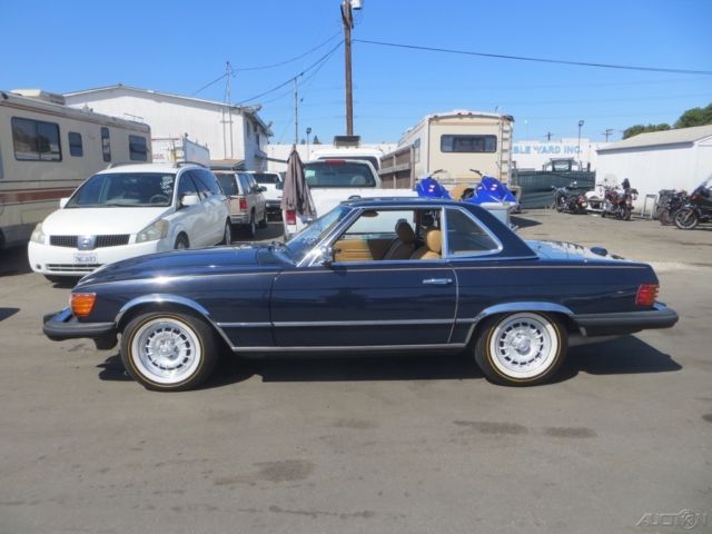 c 1982 mercedes-benz 380sl convertible used 3.8l v8 16v automatic no reserve