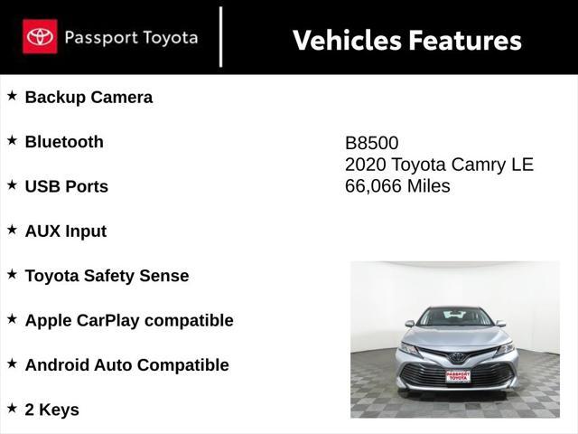 2020 toyota camry le