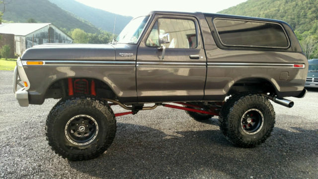 1979 ford bronco, 390 fe engine, 4 speed borg warner, posi, lifted, no reserve