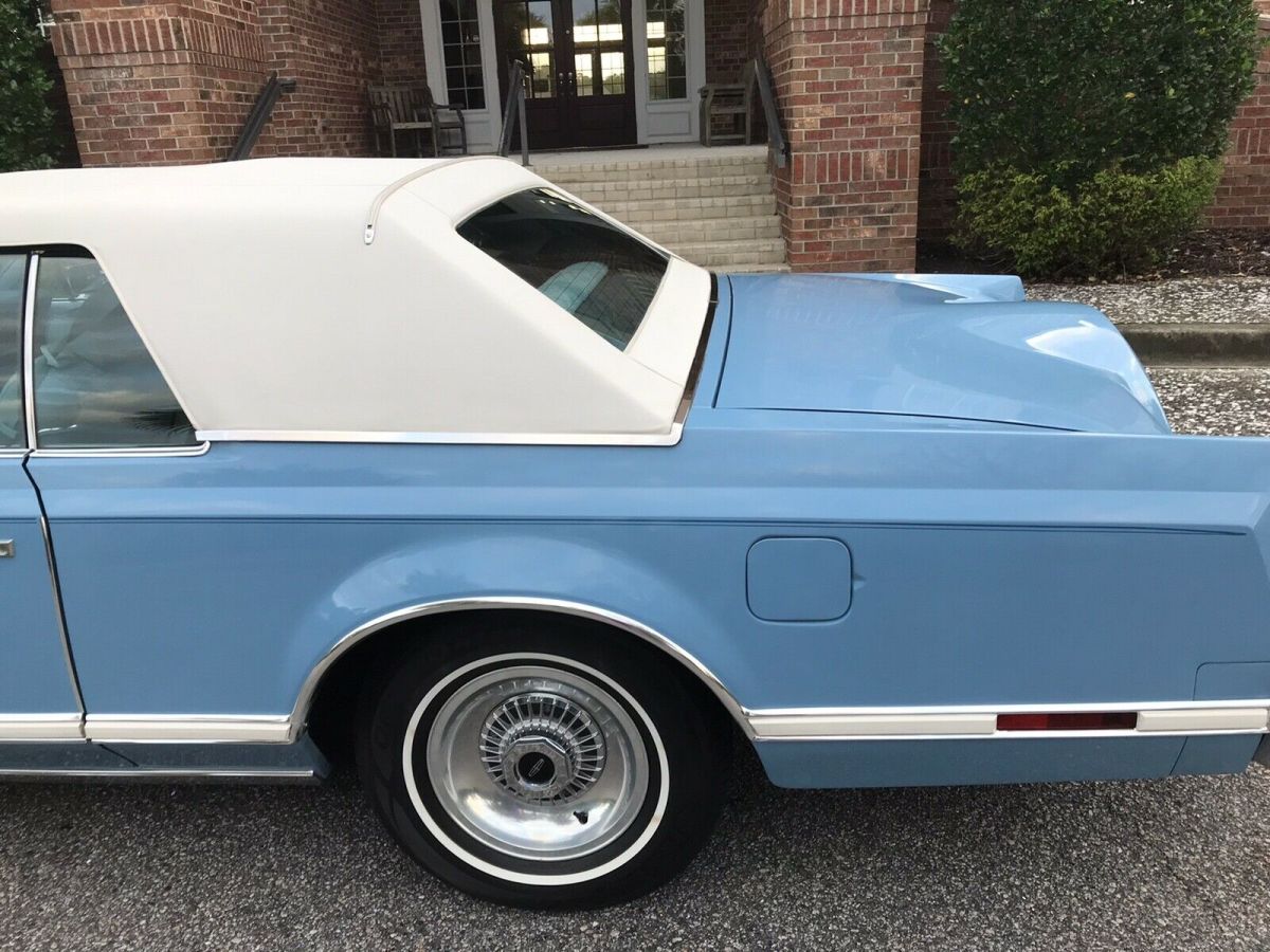 1979 lincoln mark v coupe blue rwd automatic