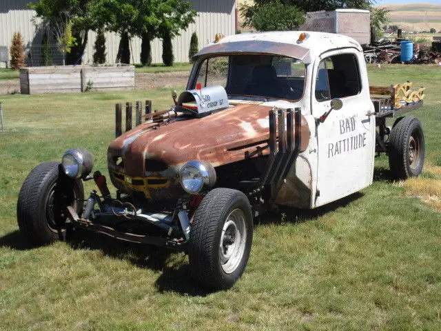 custom 1950 ford pickup rat rod first time offered