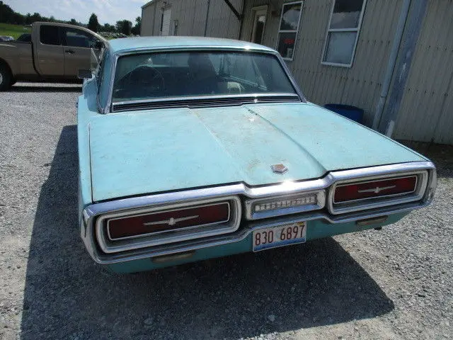 1964 t-bird hardtop 390, turquoise