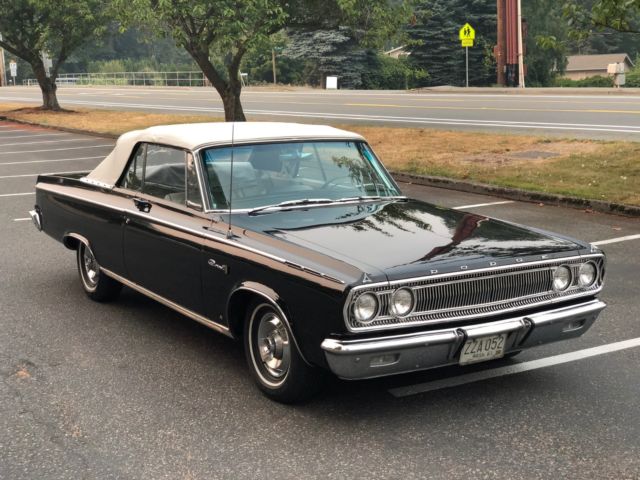 1965 dodge coronet 500 convertible survivor 426 wedge 4spd orig paint & interior
