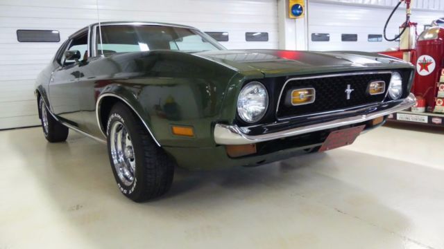 1971 ford mustang 24800 miles green 2 door hardtop 302 automatic