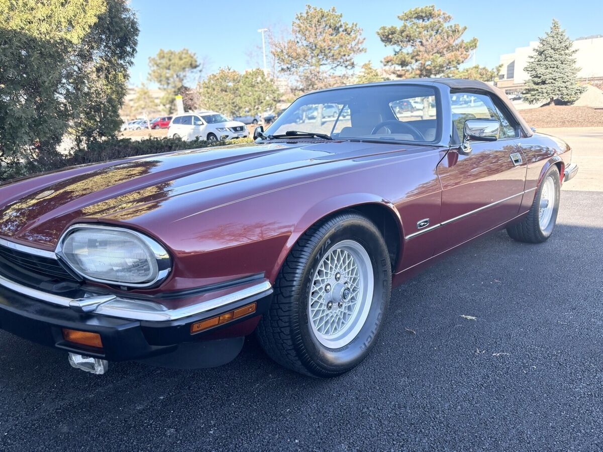 1992 jaguar xjs convertible red
