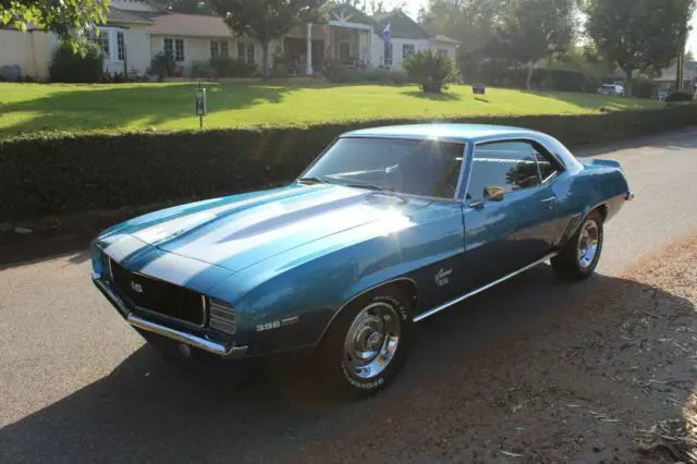 rs/ss 396 t400 12 bolt posi lemans blue frame off restored cali car 1967 1968