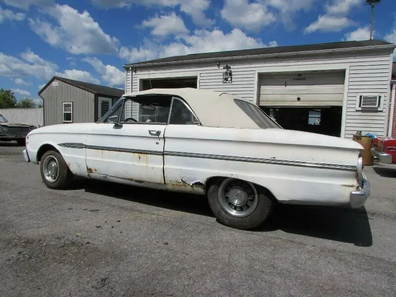1963 falcon futura convertible, factory 260 v8, f code !! low low reserve !