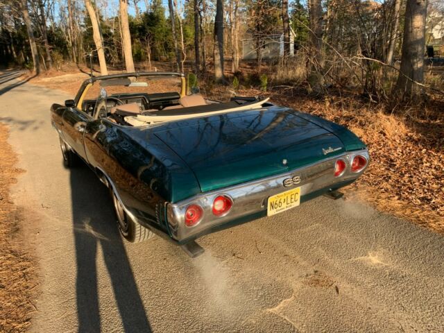 1972 chevelle convertible driving 350 auto great driver