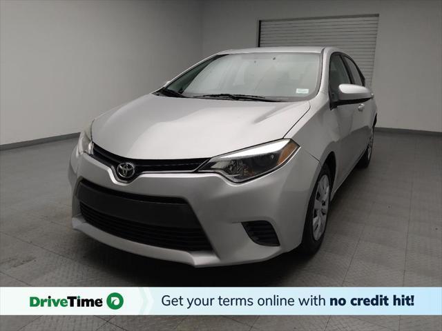 2016 toyota corolla l