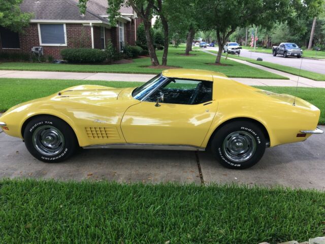 1970 corvette stingray t-top coupe 454, factory air