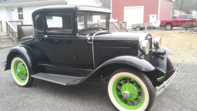 1931 ford model a 5-window rumble seat flathead coupe
