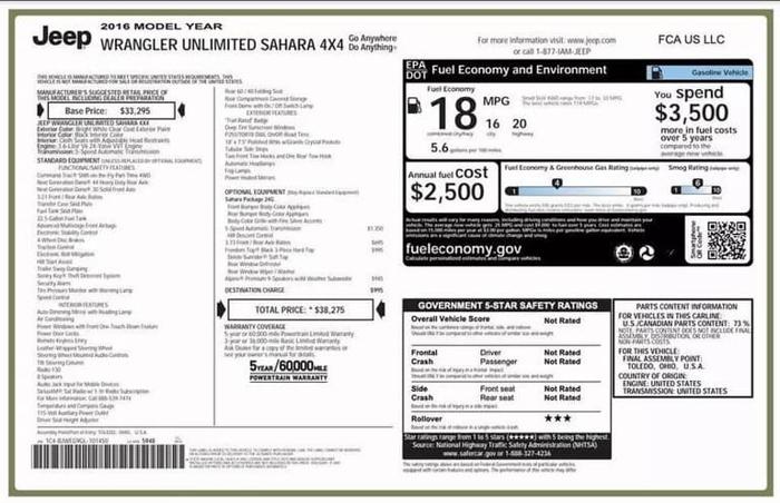 2016 jeep wrangler unlimited sahara sport utility 4d in barrett parkway, georgia