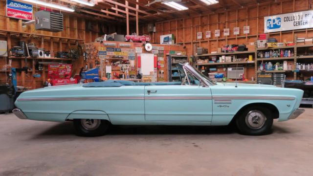 1965 plymouth sport fury convertible 318 230 h.p v8 ca car rare !!
