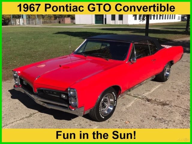 1967 pontiac gto convertible $$$ restored $$$ california car built to go