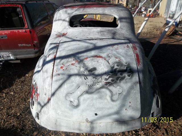 1937 plymouth coupe 413 buick tunnel ram narrowed 12 bolt rolling project no res